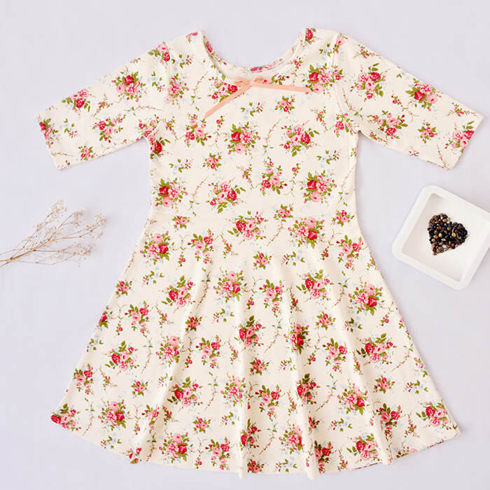 Vestido Rose Cream